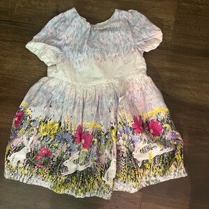 OshKosh B'gosh Floral Dress - White and Pink